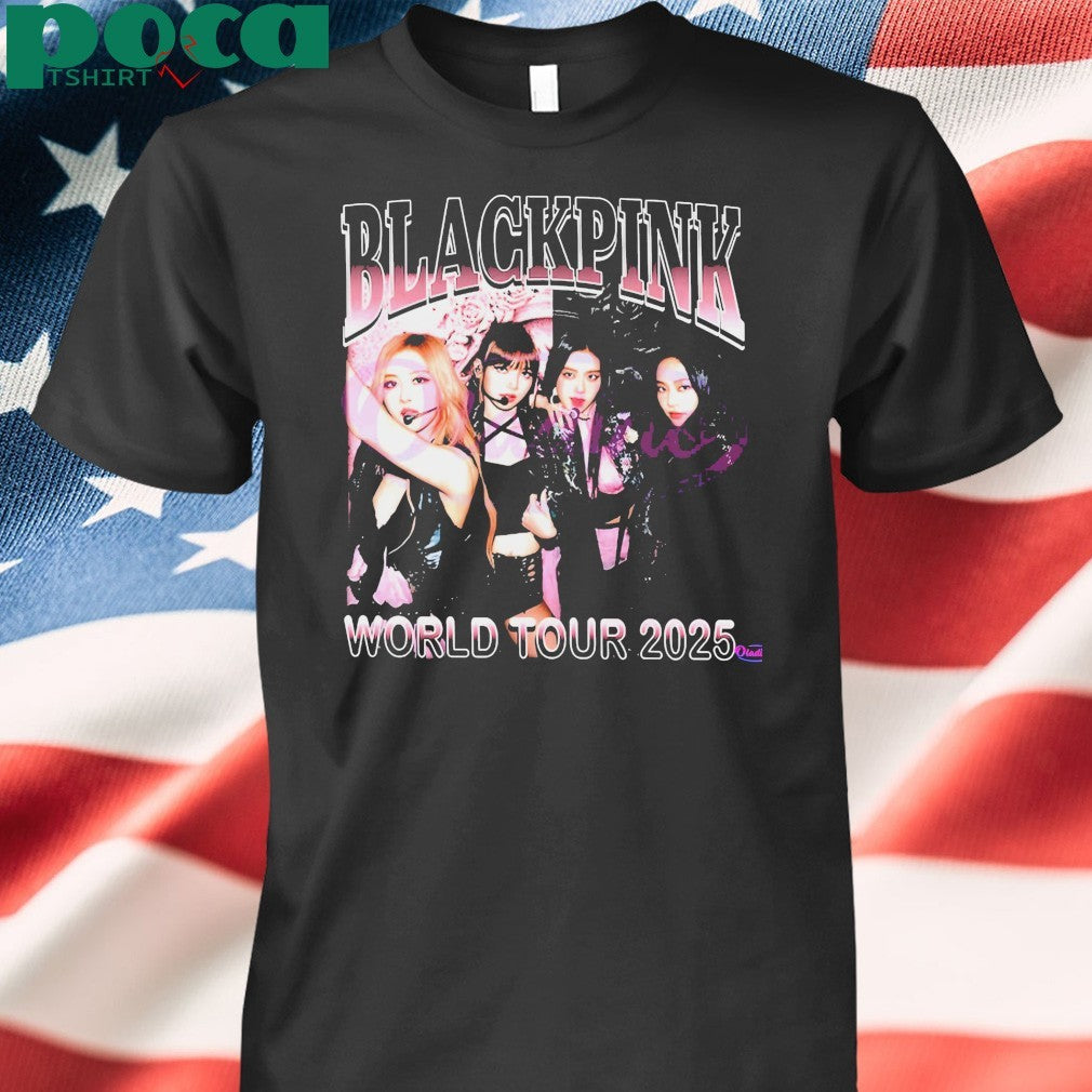 Blackpink World Tour 2025 Kpop Concert Poster shirt