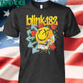 Blink 182 Skull And Roses Logo Unisex T-Shirt