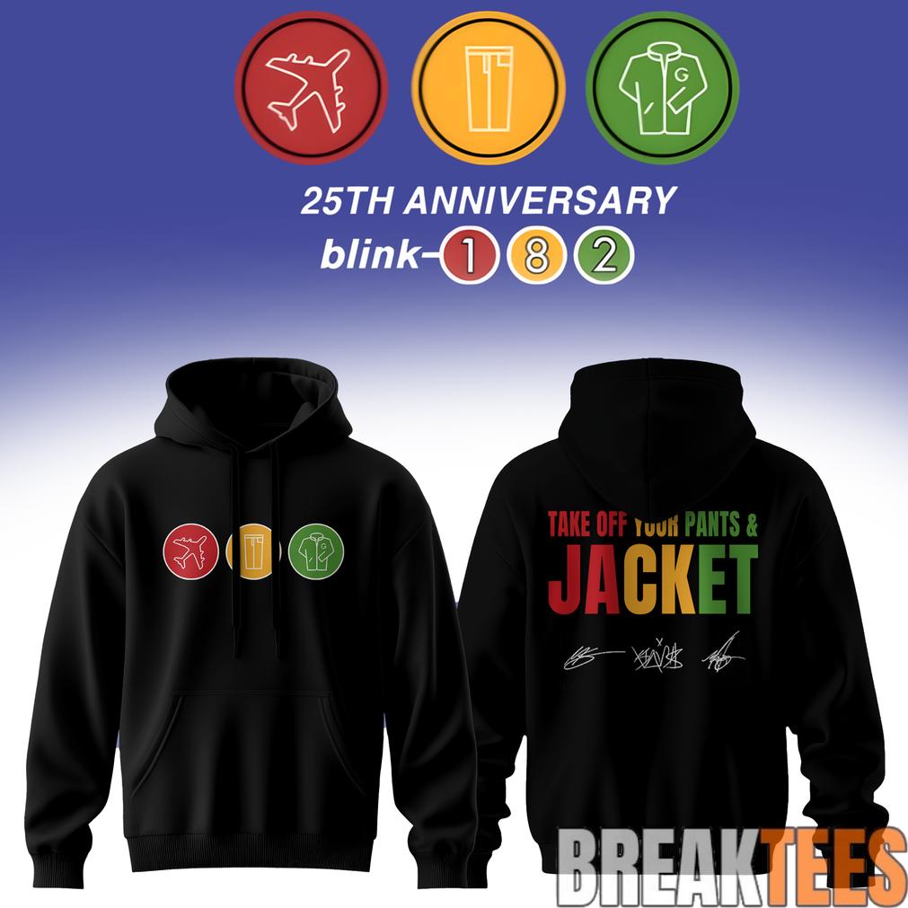 Blink-182 Anniversary Collection – Limited Edition Signature Hoodie