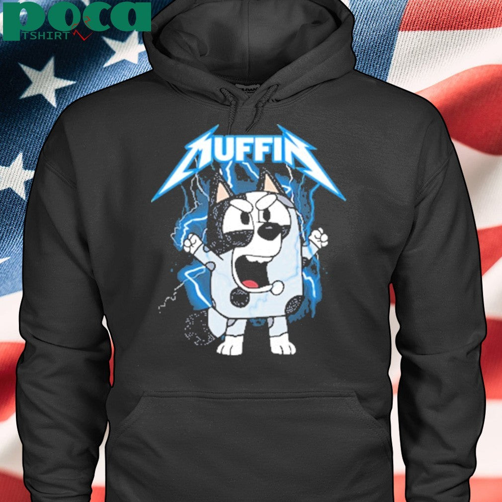 Bluey Muffin Metal Tie Dye Shirt