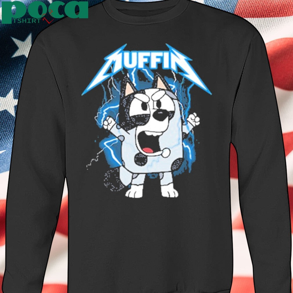 Bluey Muffin Metal Tie Dye Shirt