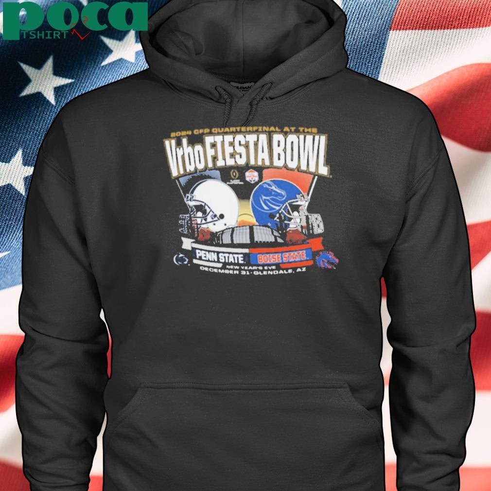 Boise State Broncos CFP Fiesta Bowl Dueling Helmet Long Shirt