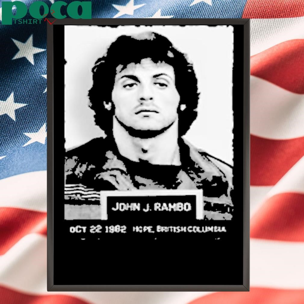 Boloudon John Rambo Mugshot Shirt