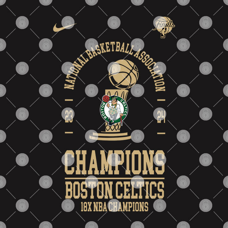Boston Celtics 2023-2024 National Basketball Association 18-Time Finals Champions T Shirt