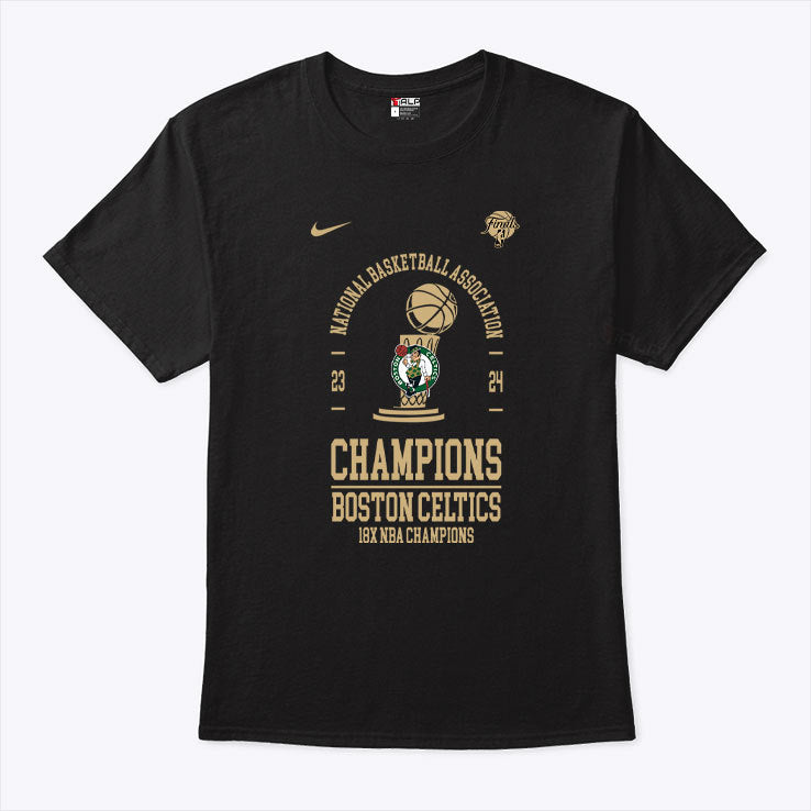 Boston Celtics 2023-2024 National Basketball Association 18-Time Finals Champions T Shirt