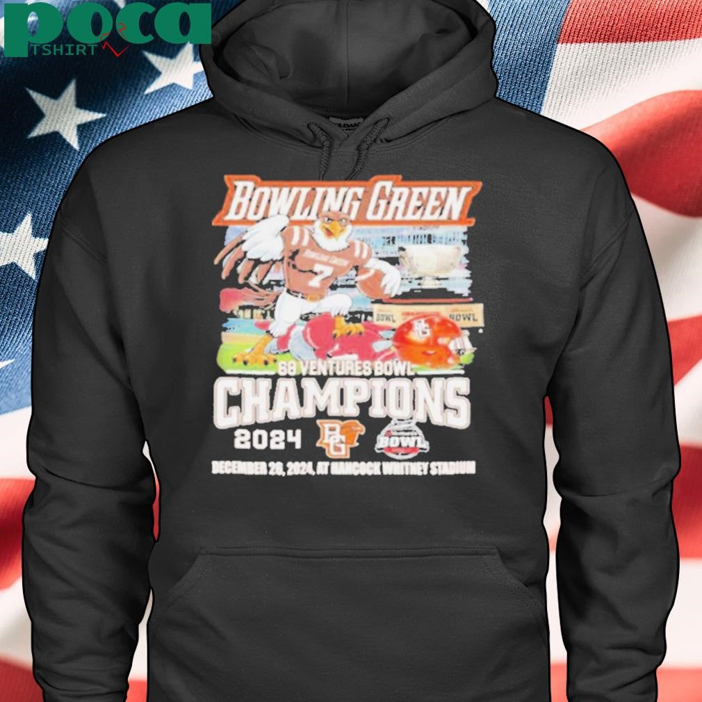 Bowling Green 68 Ventures Bowl Champions 2024 T shirts