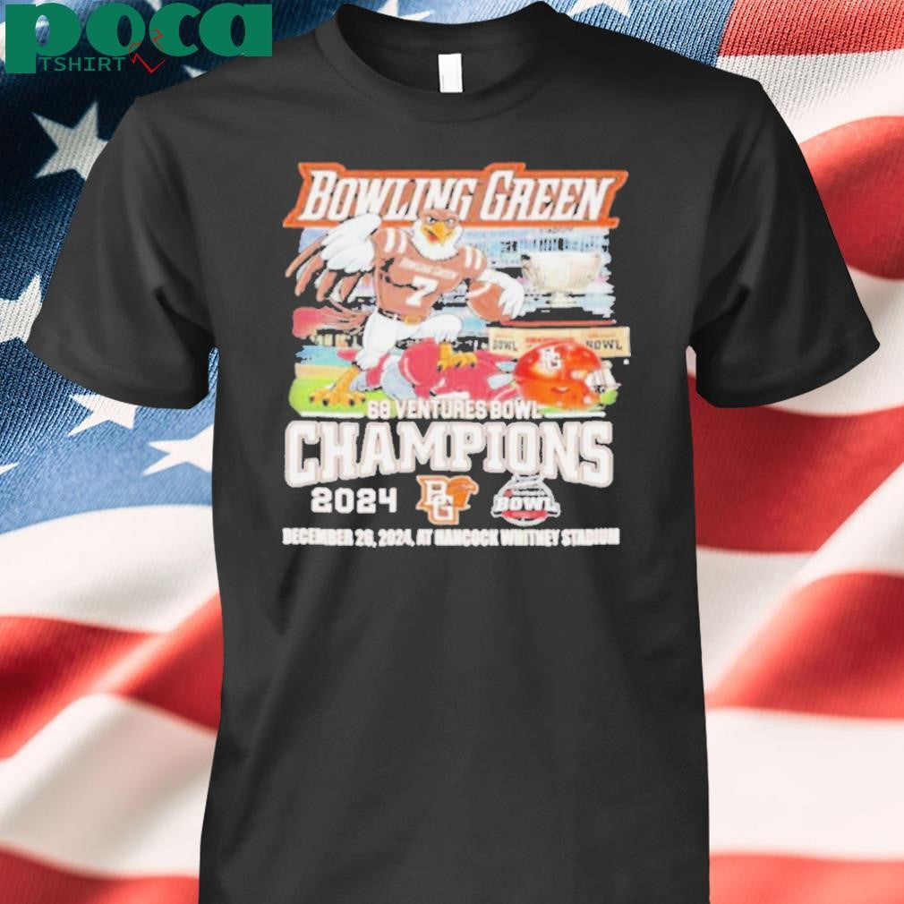 Bowling Green 68 Ventures Bowl Champions 2024 T shirts