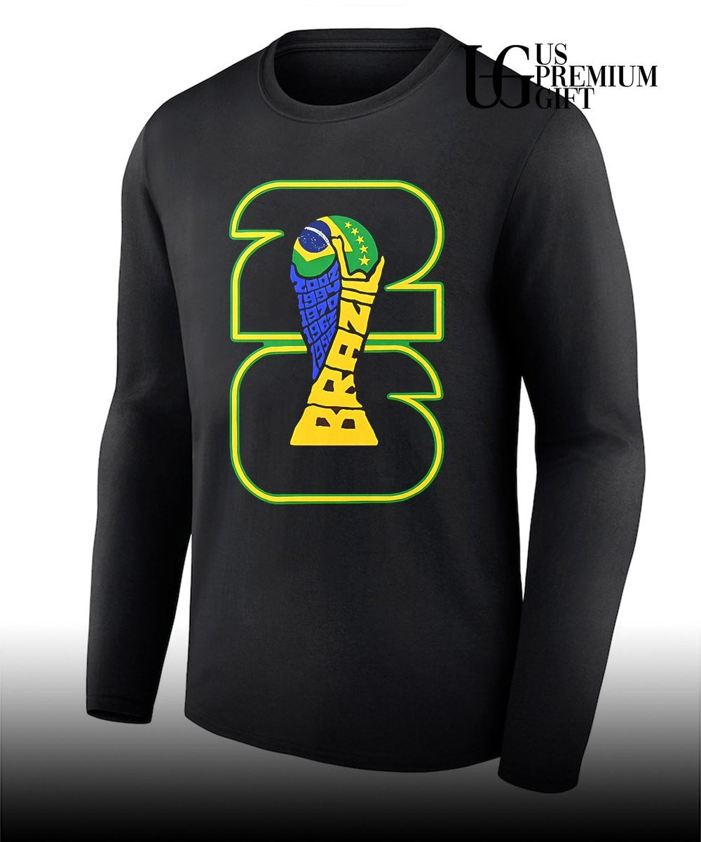 Brazil National Football Team 2002 1994 1970 1962 1958 World Cup Champions shirt
