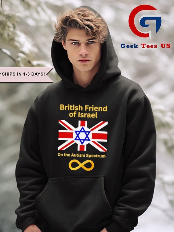 British friend of Israel on the autism spectrum shirt