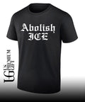 Brody King wearing Abolish ICE shirt