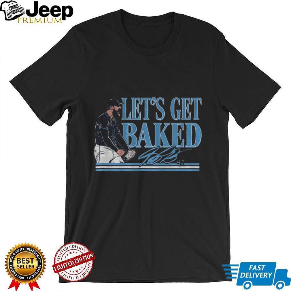 Bryan Baker Let’s Get Baked Bird Hands Celebration Tampa Bay signature shirt