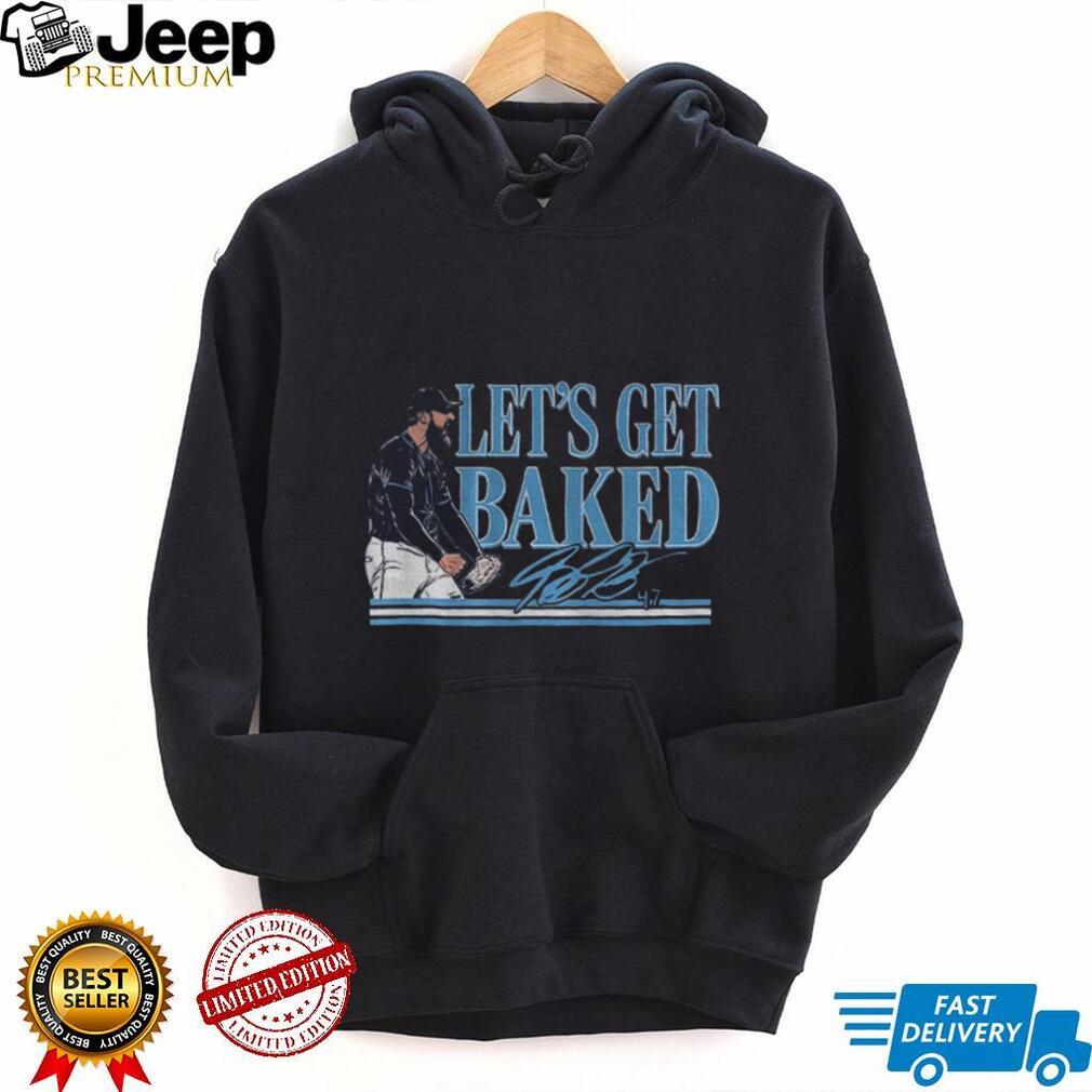 Bryan Baker Let’s Get Baked Bird Hands Celebration Tampa Bay signature shirt