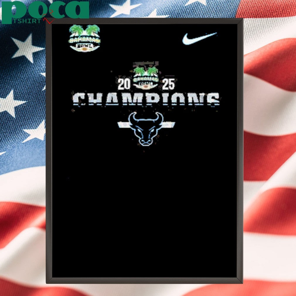 Buffalo Bulls football Bahamas Bowl Champions 2025 T-Shirt