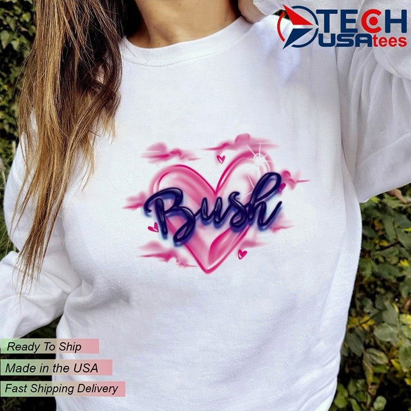 Bush heart shirt