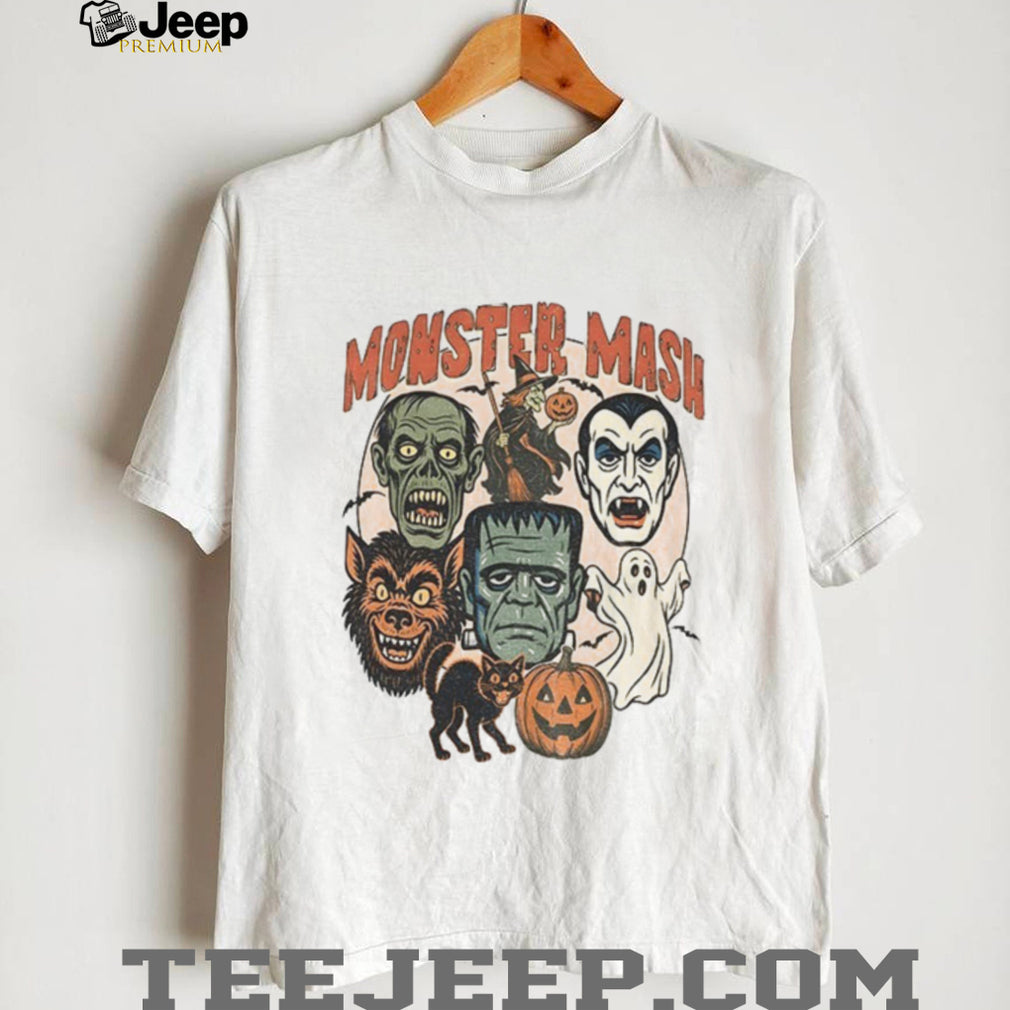 Monster Mash Retro Halloween Spooky Season shirt
