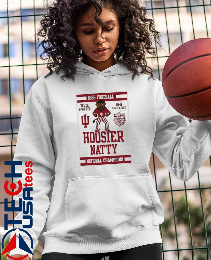 CFP 2026 Indiana National Champions Hoosier Natty mascot shirt