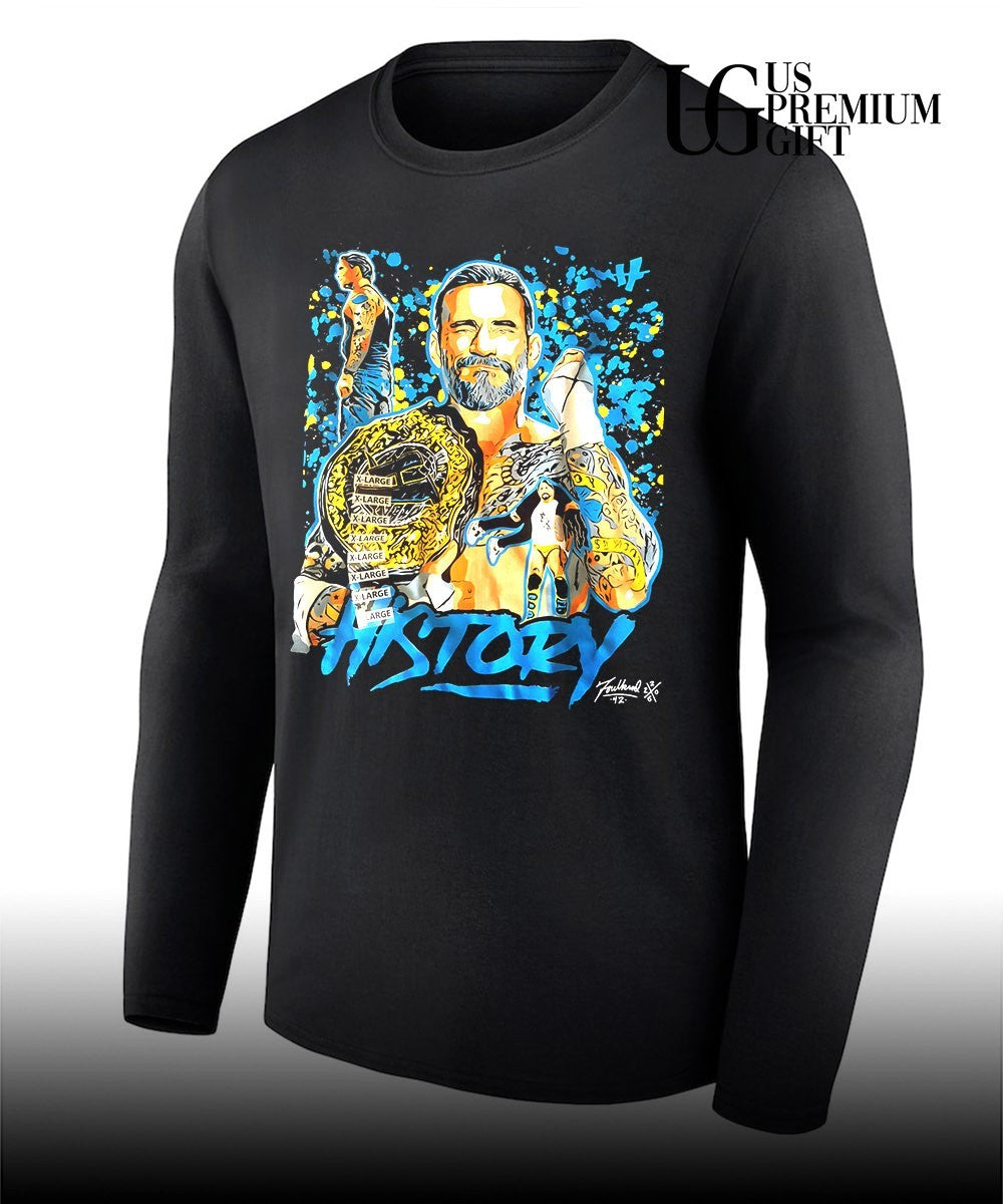 CM Punk AEW World Champion History shirt