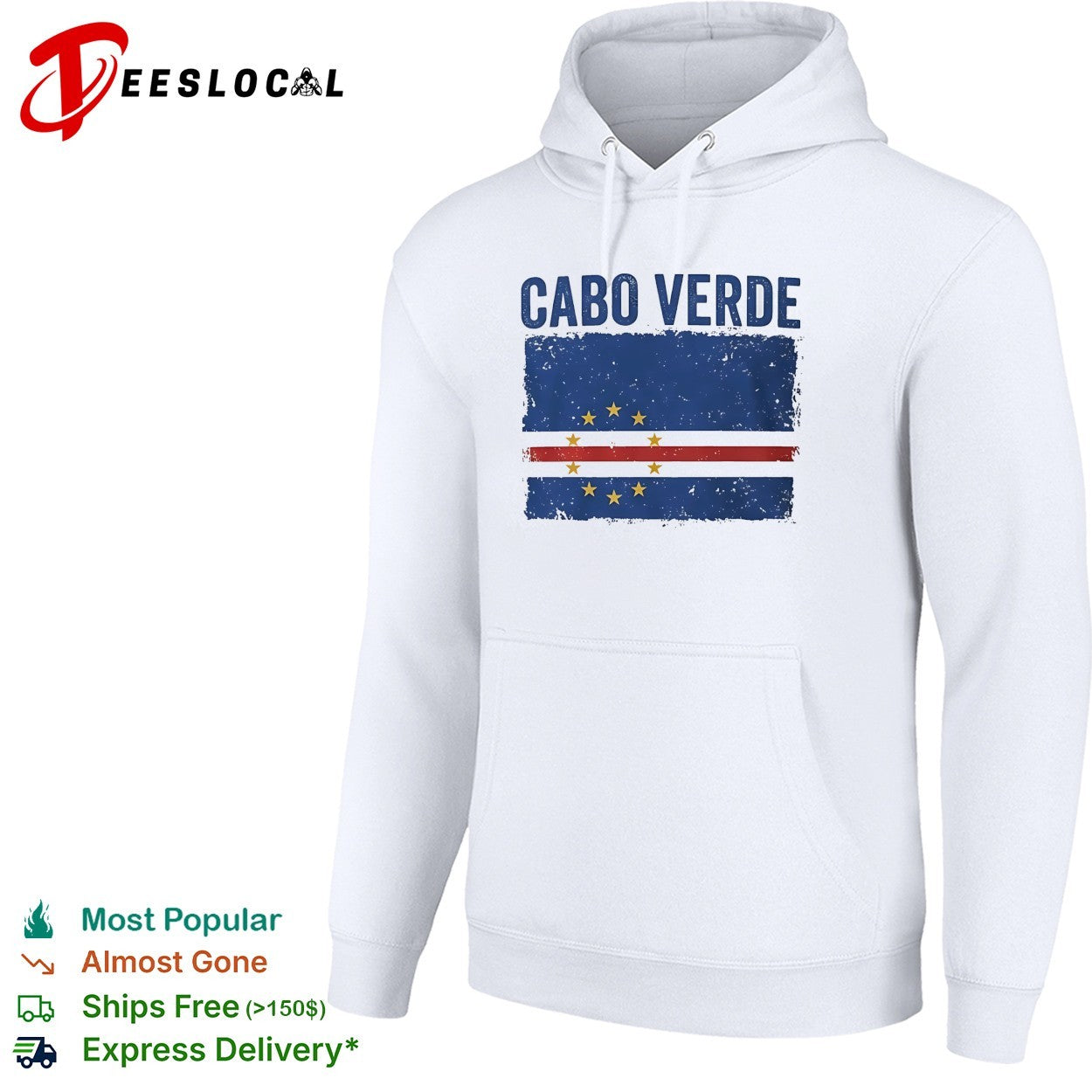 Cabo Verde retro flag shirt
