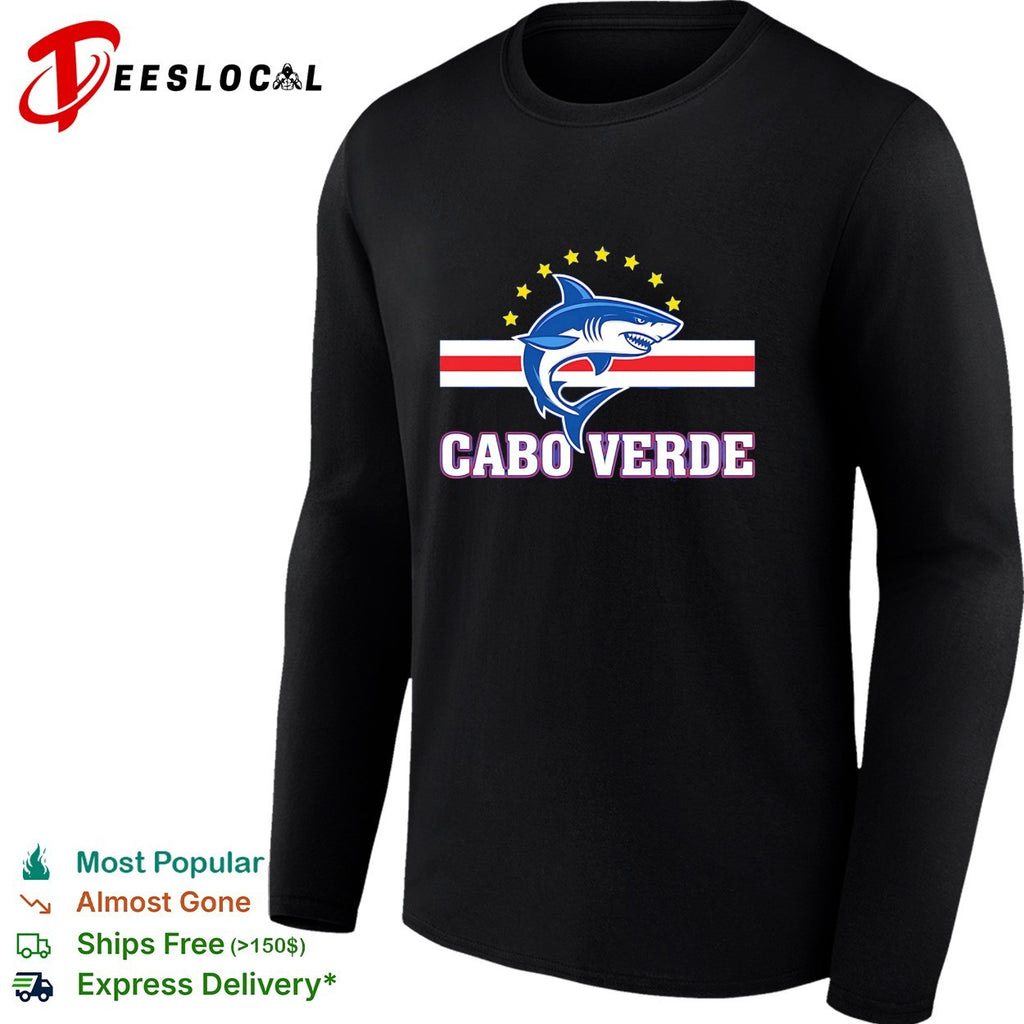 Cabo Verde shark mascot crest shirt