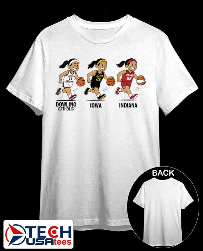 Caitlin Clark Evolution Dowling Catholic Iowa Indiana shirt