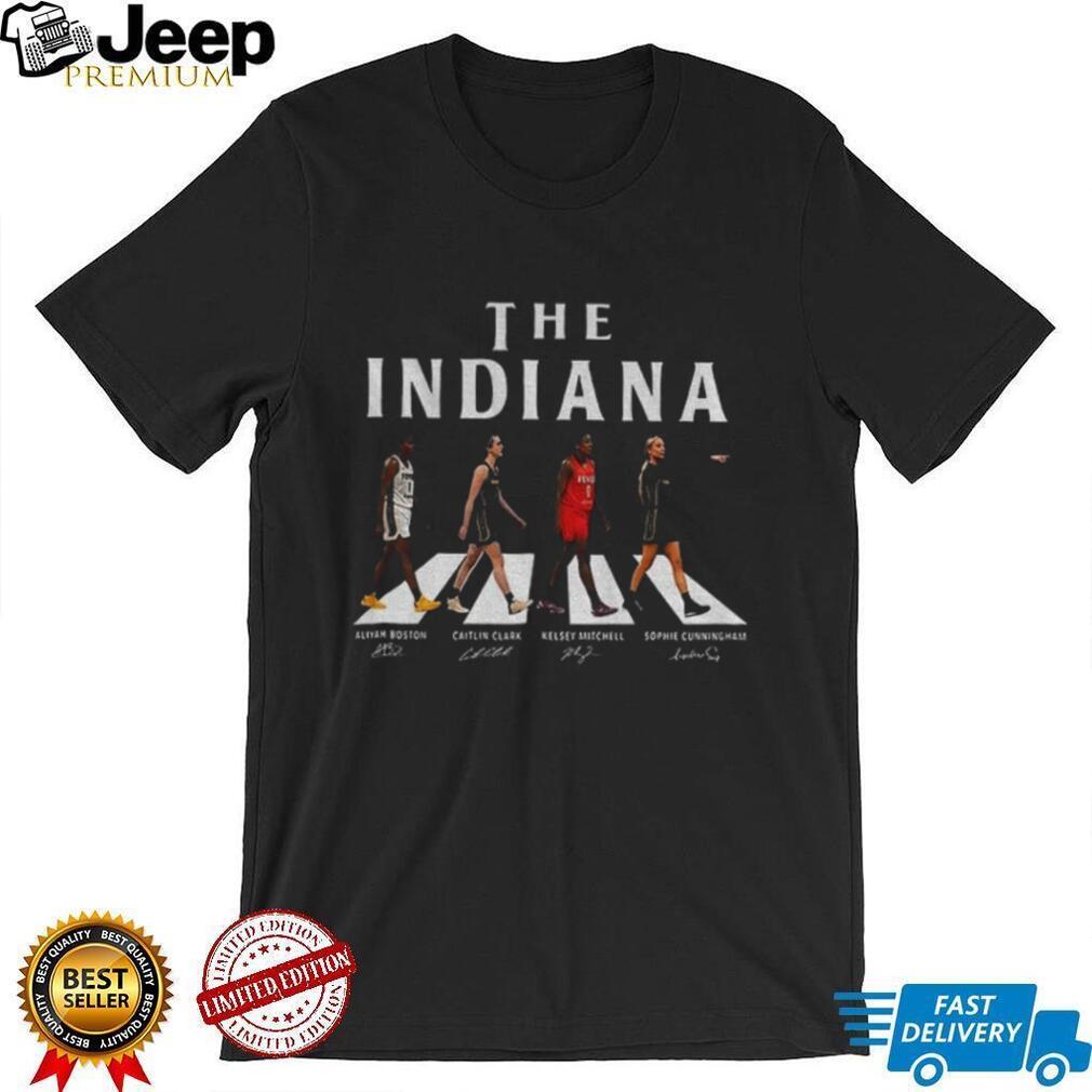 Caitlin Clark Sophie Cunningham Road Crossing Indiana Women’s Basketball shirt