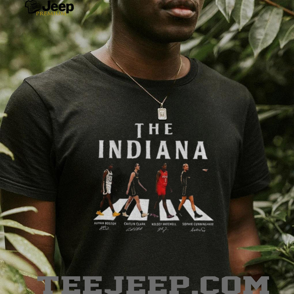 Caitlin Clark Sophie Cunningham Road Crossing Indiana Women’s Basketball shirt