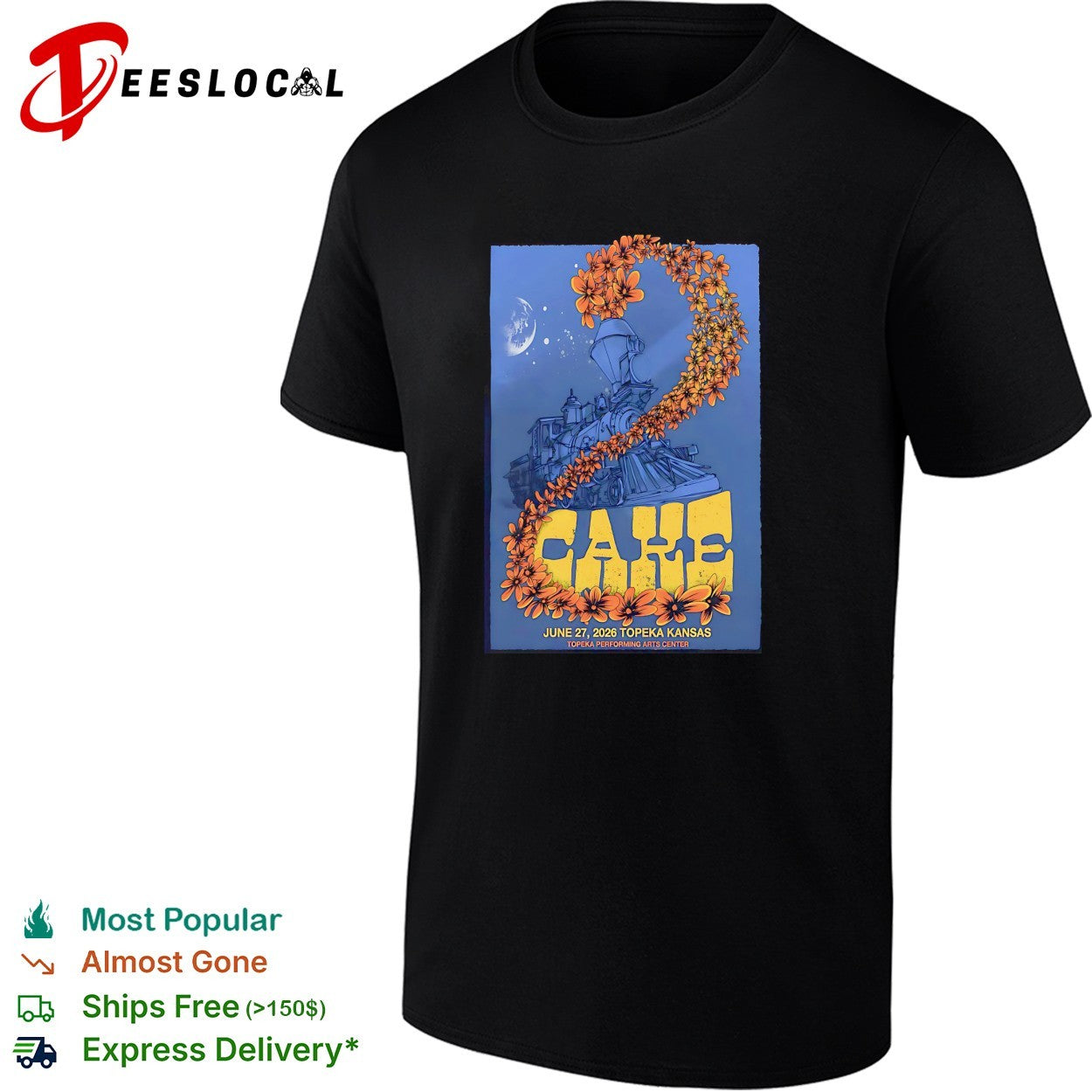 Cake band Topeka Kansas 2026 poster shirt