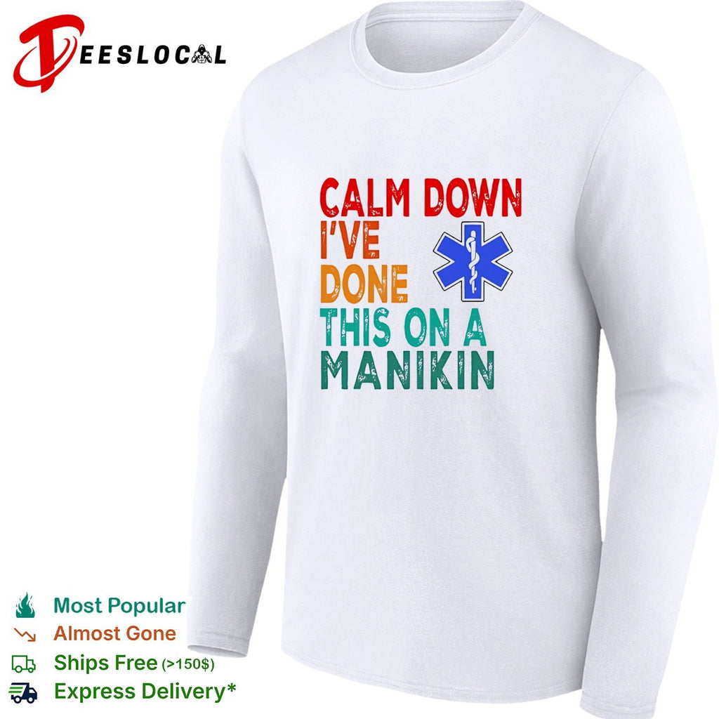 Calm down I’ve done this on a manikin shirt