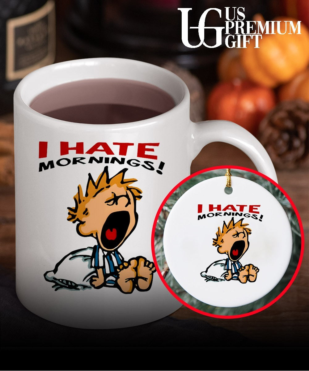 Calvin and Hobbes I hate Mornings shirt