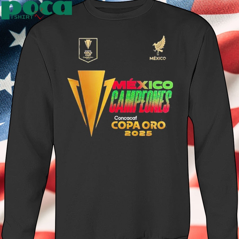 Camiseta del campeon de la Copa Oro de la Concacaf Mexico 2025 shirt
