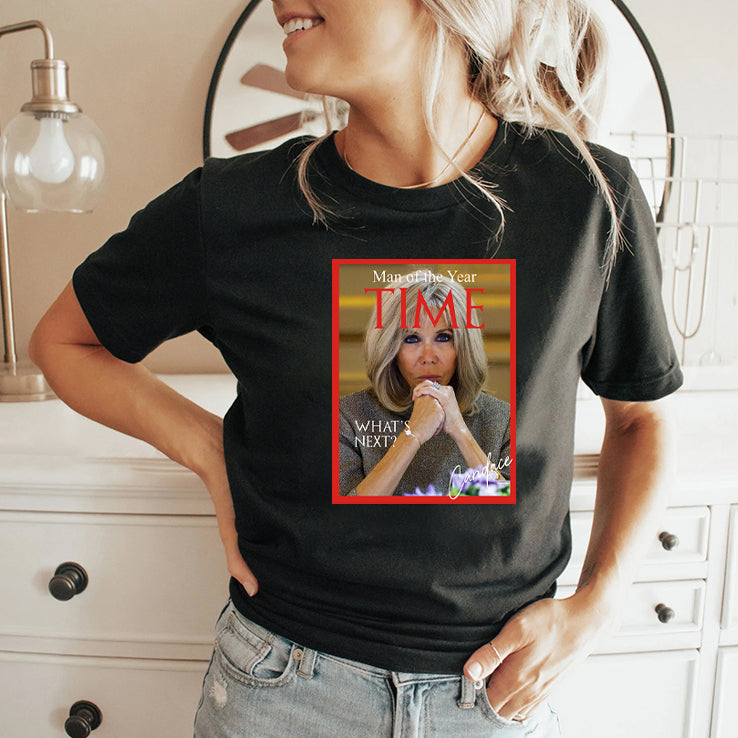 Candace Owens Brigitte Macron Man Of The Year Time T Shirt