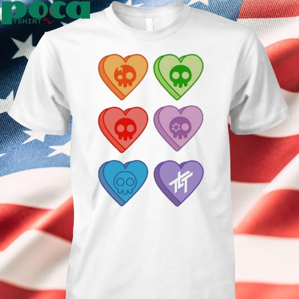 Candy Hearts Baby Doll Shirt