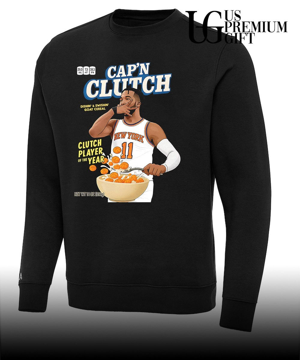 Cap’n Clutch Jalen Brunson Knicks fan T-shirt