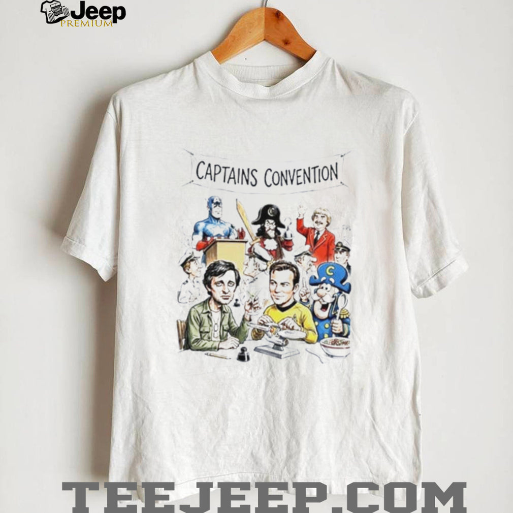 Captain America Captain Hook Captain Kangaroo Hawkeye Kirk Capn Crunch shirt