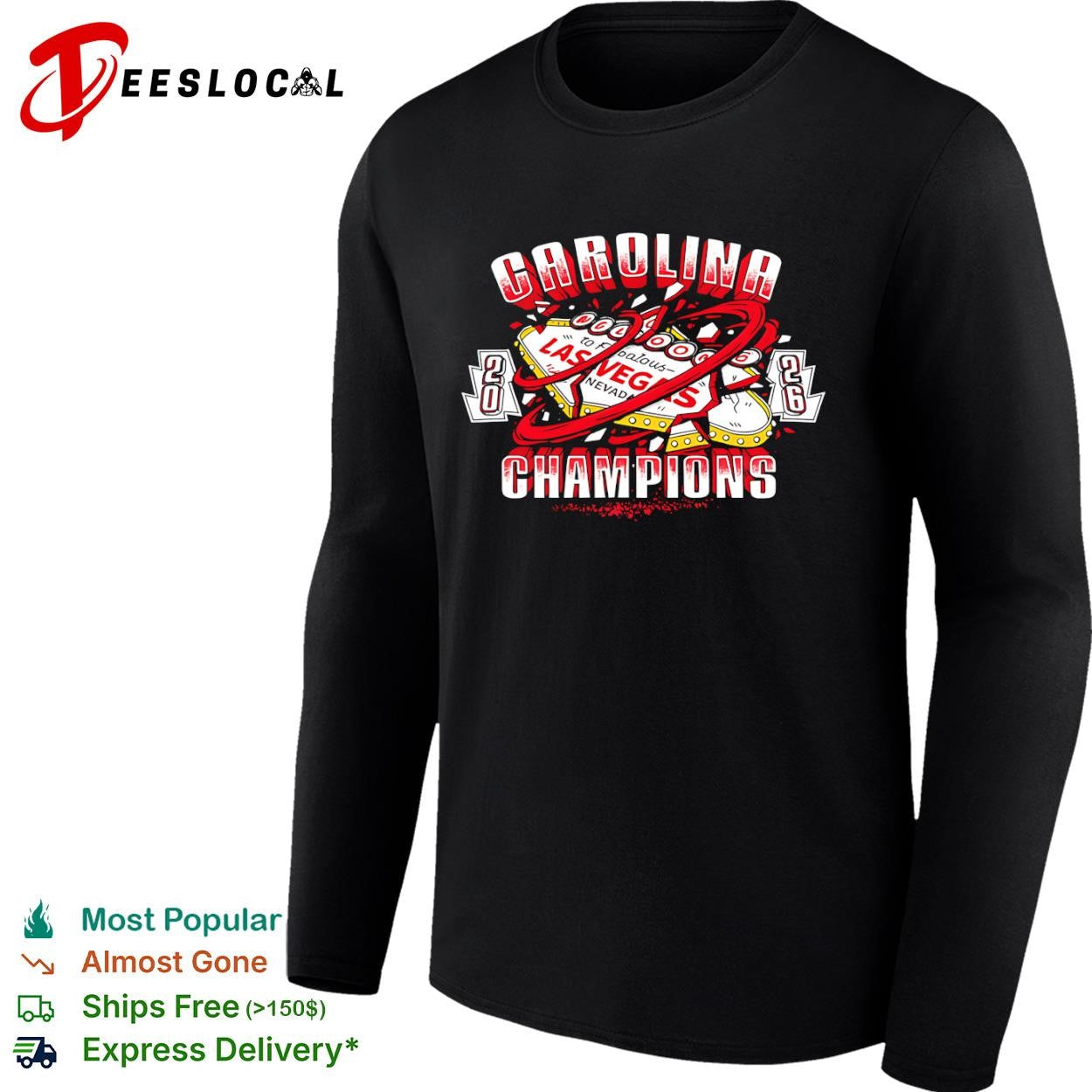 Carolina Hurricanes 2026 champions Las Vegas sign shirt
