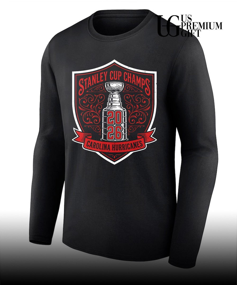 Carolina Hurricanes Stanley Cup Champs 2026 trophy shirt