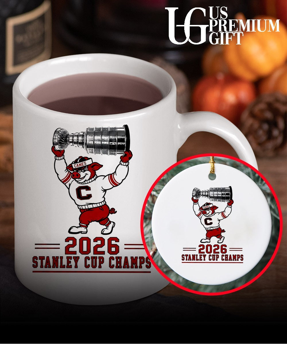 Carolina Hurricanes Stormy mascot 2026 Stanley Cup Champs NHL Hockey sport shirt