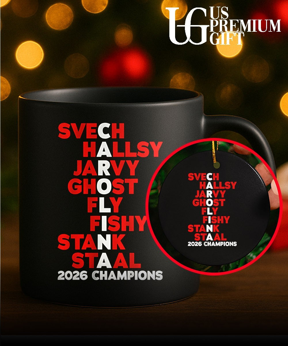 Carolina Hurricanes hockey 2026 names Champions shirt
