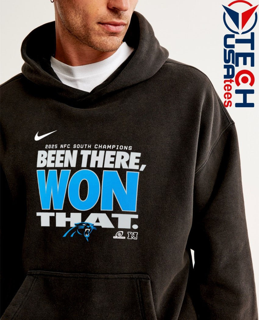 Carolina Panthers Been There Won That 2025 NFC South Division Champions shirt