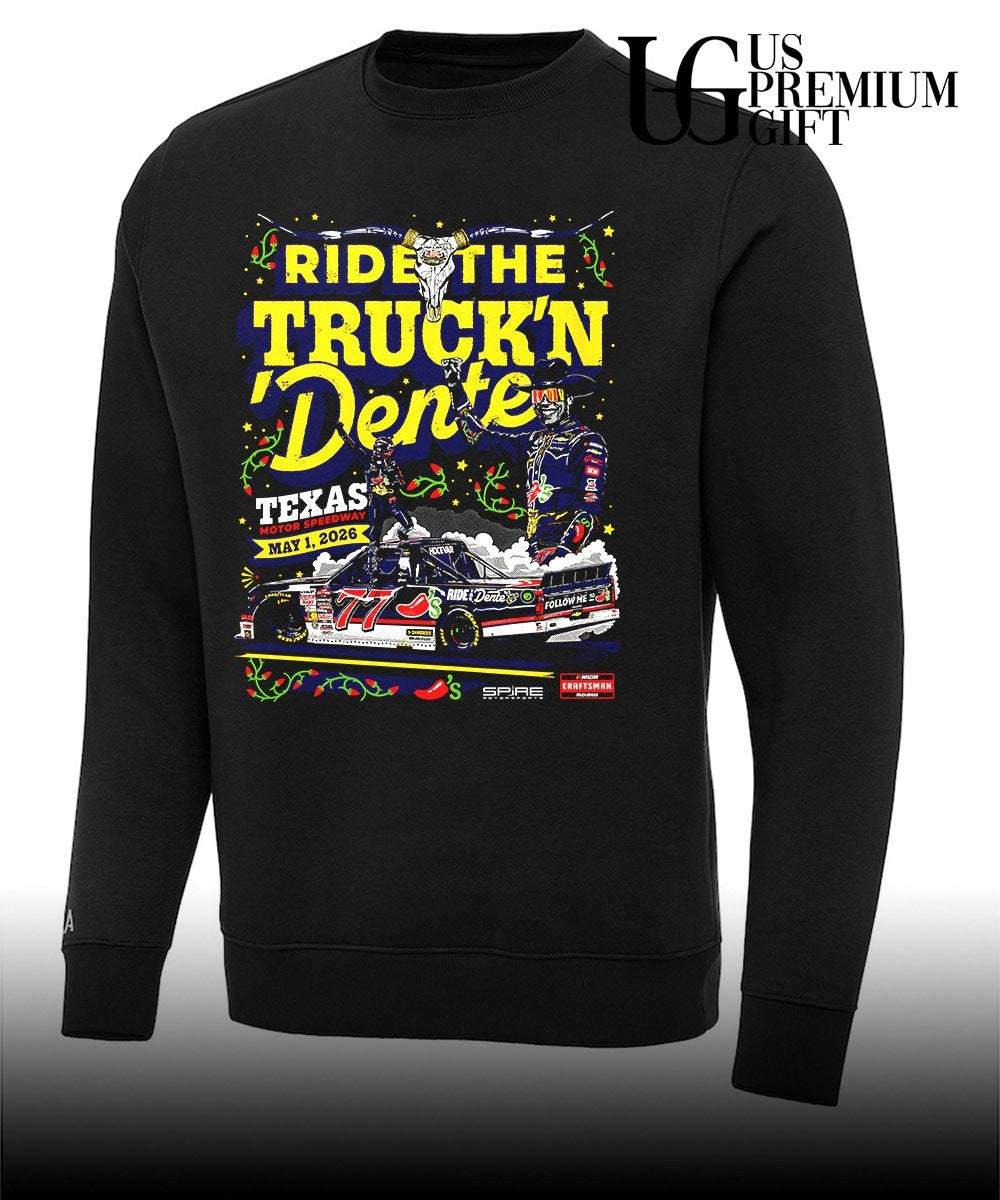 Carson Hocevar Texas Trucks 2026 Ride The Truck’n Dente graphic shirt