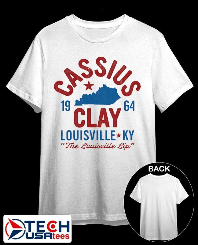 Cassius Clay 1964 Louisville Muhammad Ali shirt