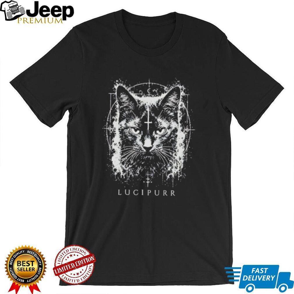 Cat Lucipurr illustrated shirt