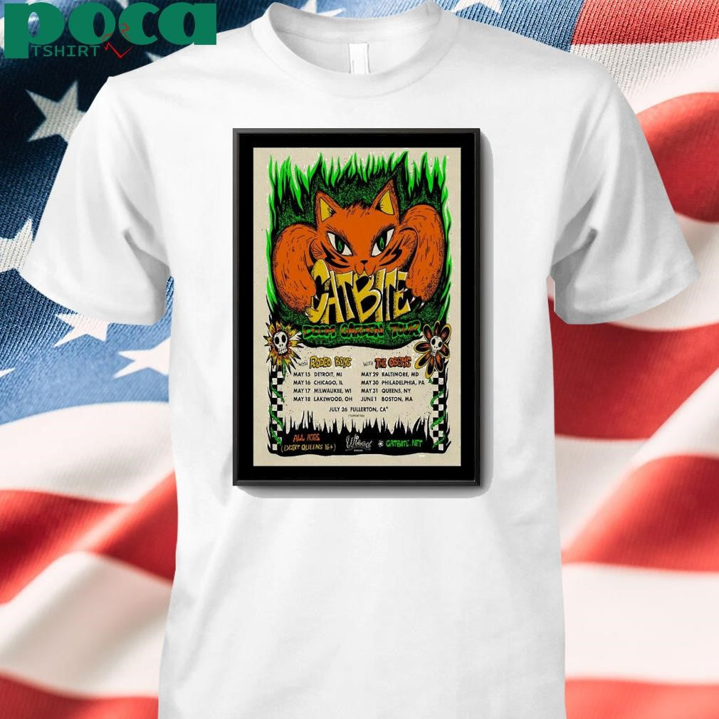 Catbite Doom Garden Tour 2025 Poster shirt