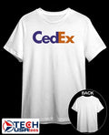 Cedex Fedex logo parody shirt