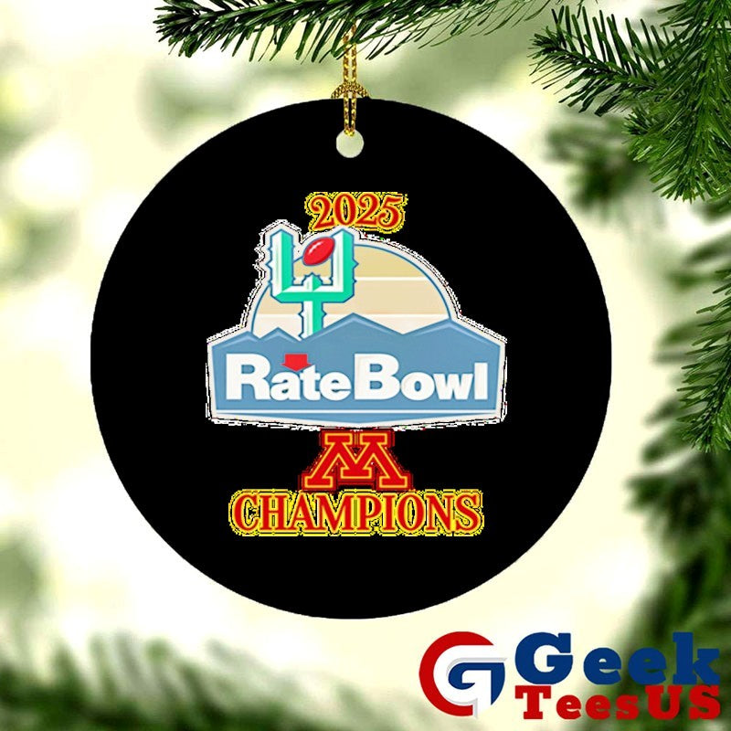 Champions Minnesota Golden Gophers 2025 Rate Bowl T-shirt