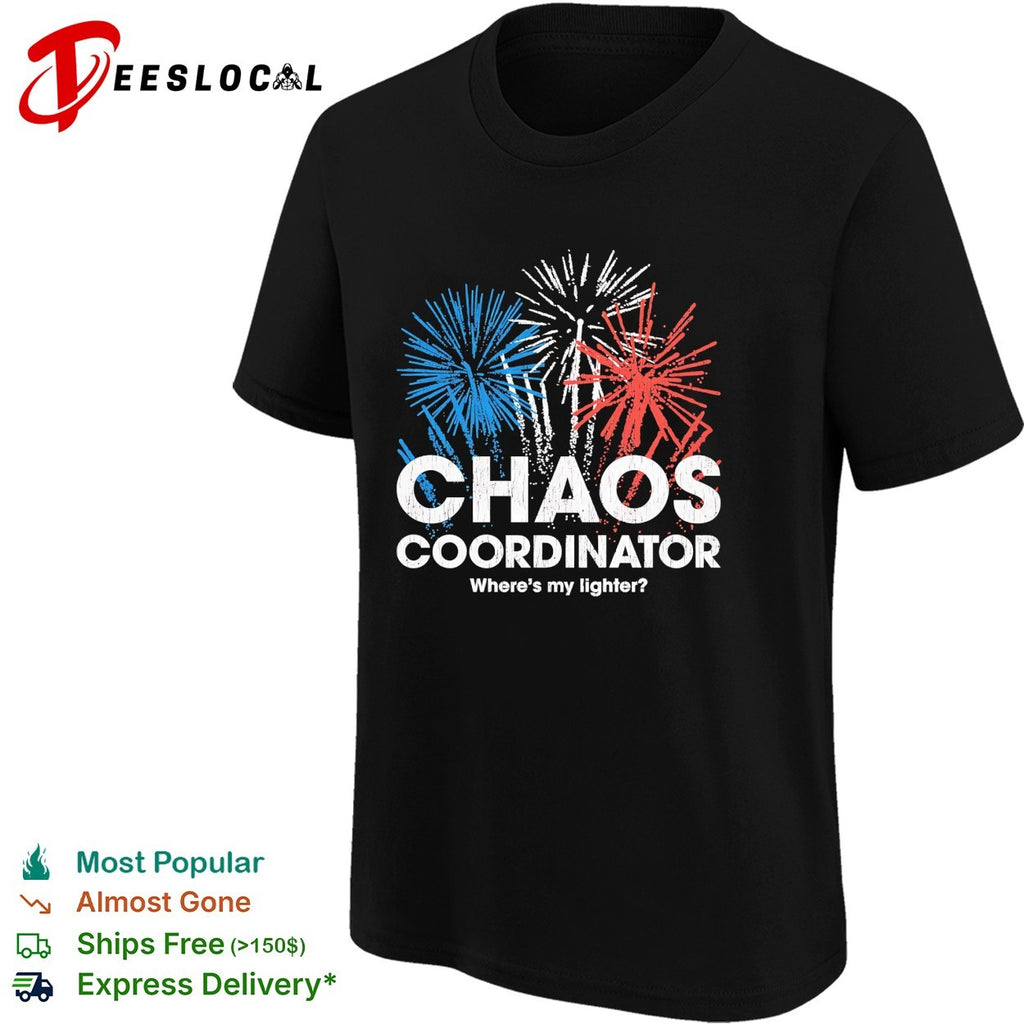 Chaos coordinator where’s my lighter shirt