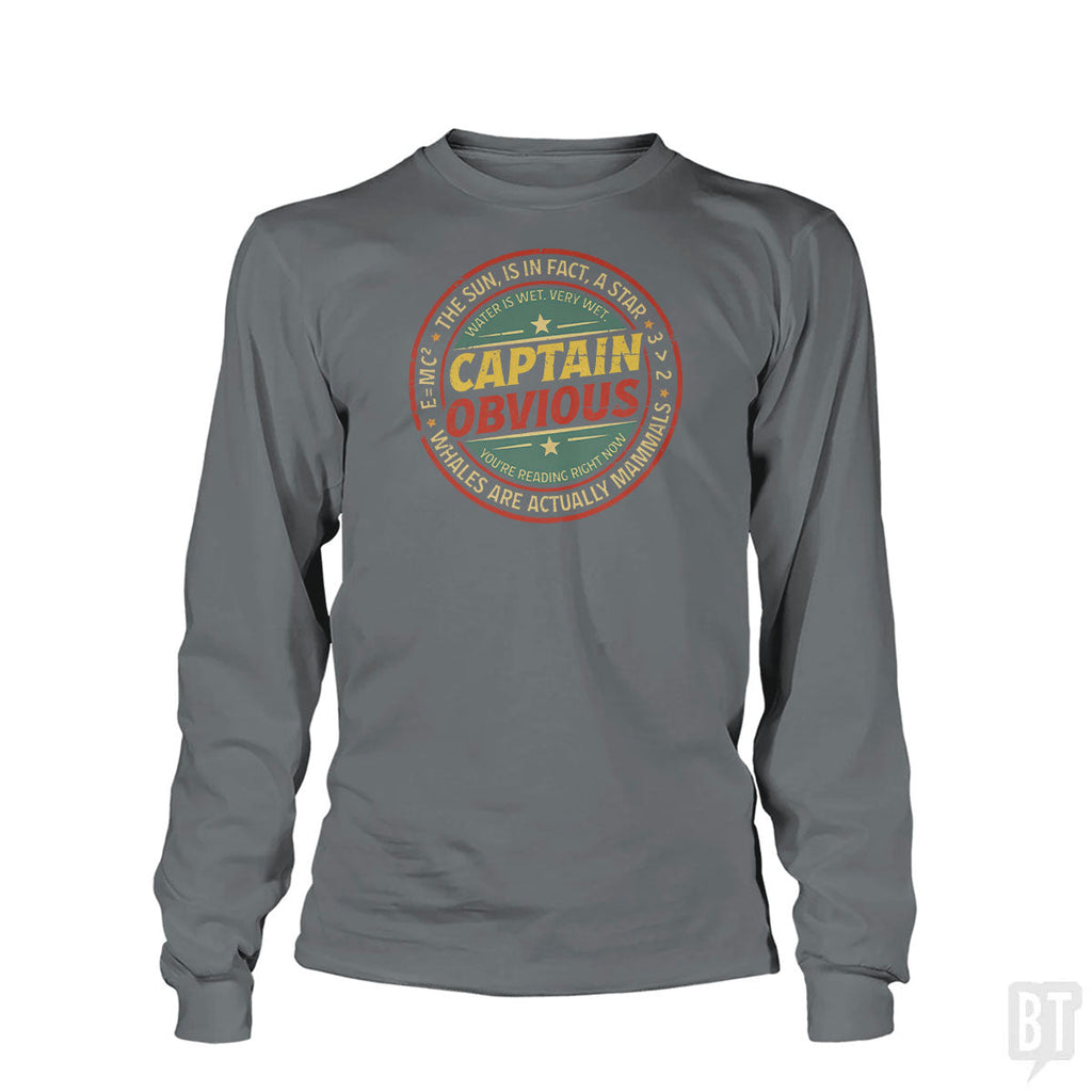Captain Obvious Long Sleeve