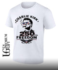 Charlie Kirk cigar Freedom USA 250th Anniversary signature shirt
