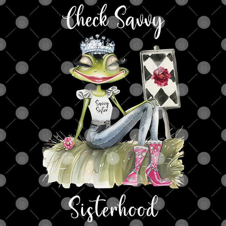 Check Savvy Sisterhood T Shirt