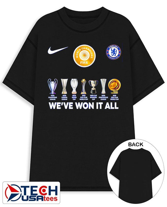 Chelsea FC 2025 World Champions Fifa we’ve won it all shirt